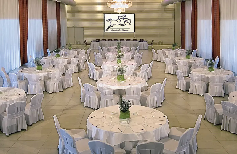 Corporate gala in the hall