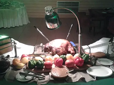 Catering carving station