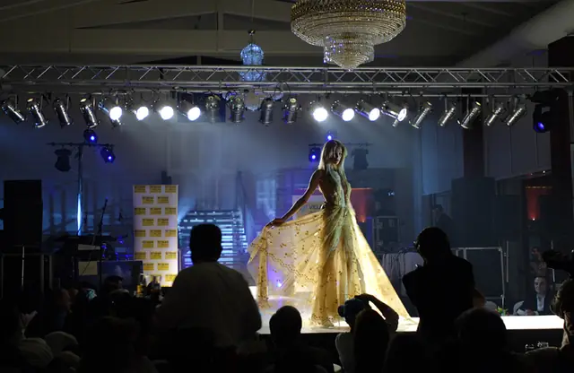 Fashion show at the estate