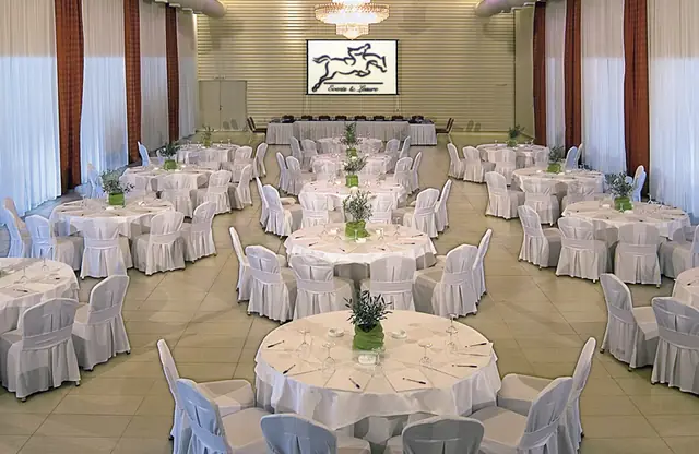 Corporate gala in the hall