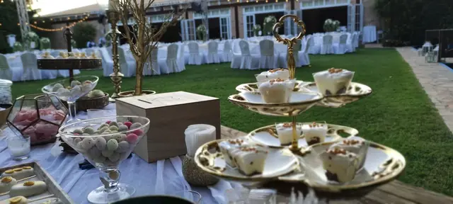 Sweets table at the reception